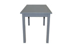 60" Raw Umber Solid Wood Dining Table