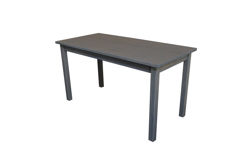 60" Raw Umber Solid Wood Dining Table