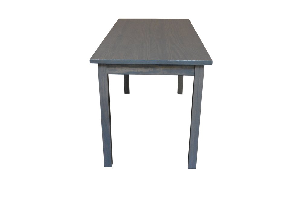 60" Raw Umber Solid Wood Dining Table