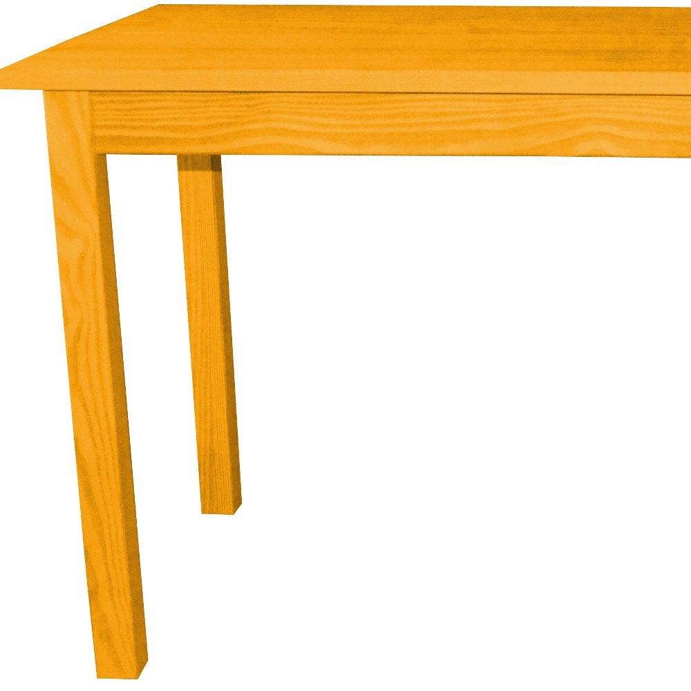 60" Raw Umber Solid Wood Dining Table