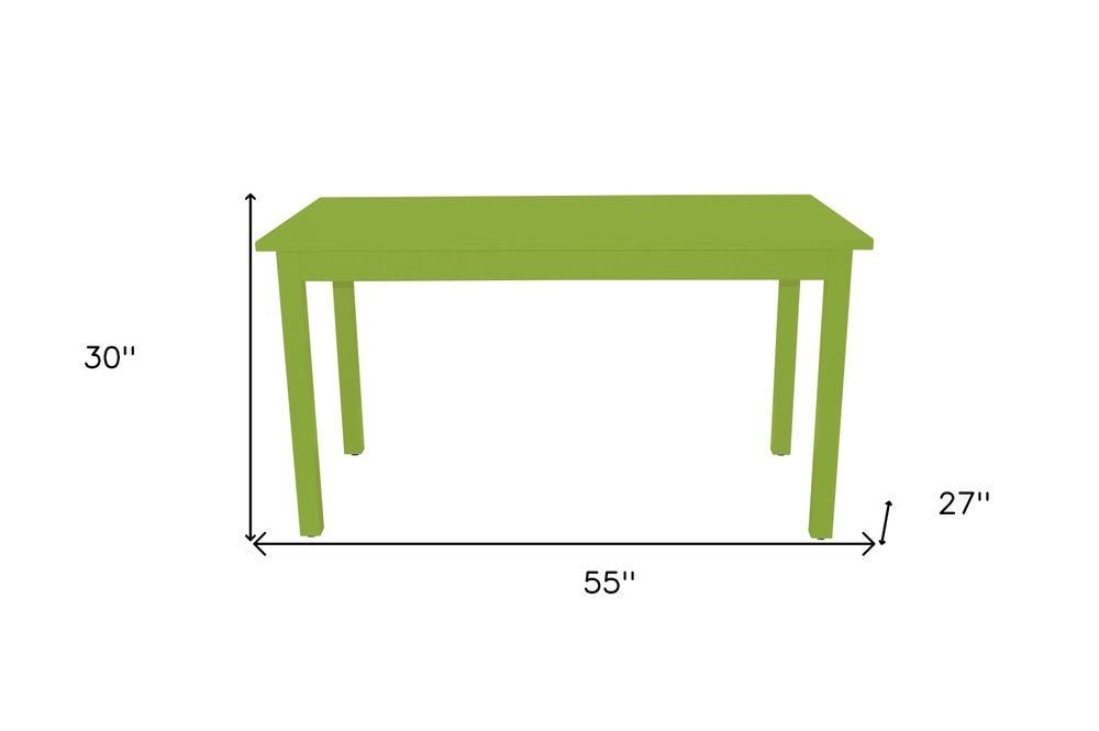 60" Raw Umber Solid Wood Dining Table