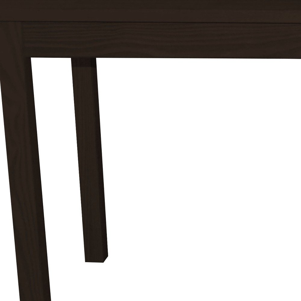 60" Raw Umber Solid Wood Dining Table