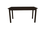 60" Raw Umber Solid Wood Dining Table