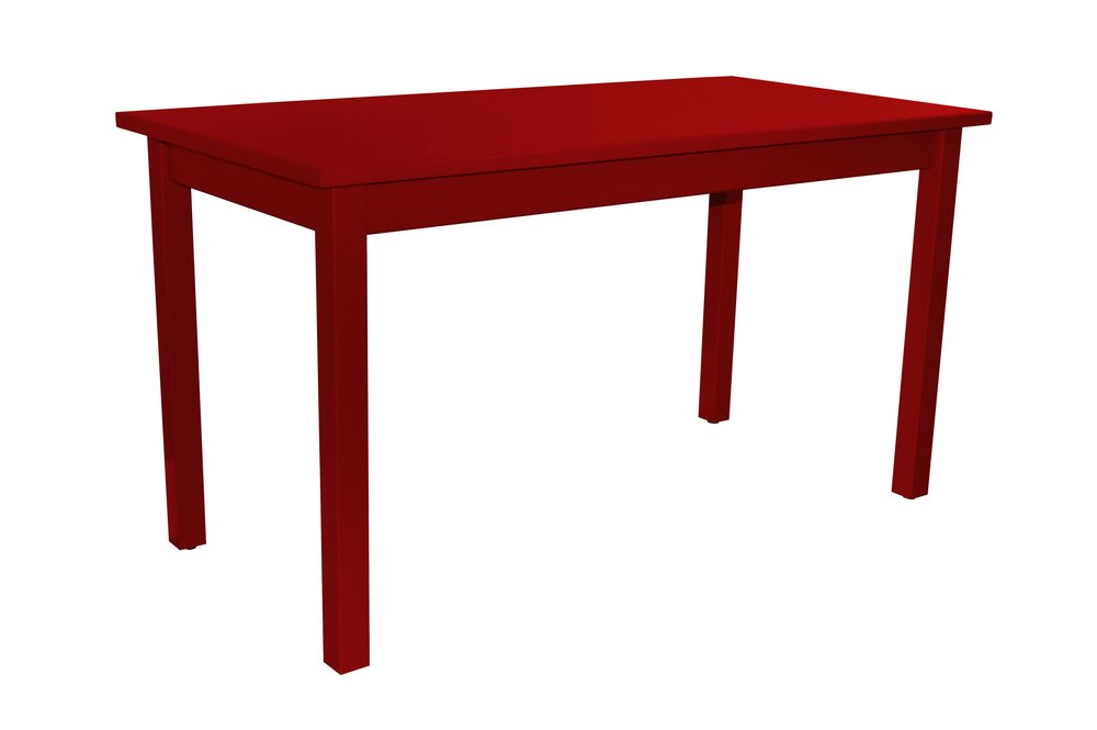 60" Raw Umber Solid Wood Dining Table
