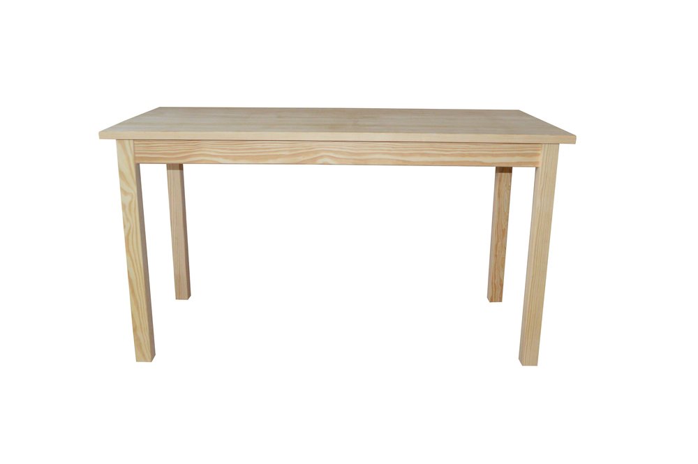 60" Raw Umber Solid Wood Dining Table