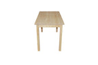 60" Raw Umber Solid Wood Dining Table