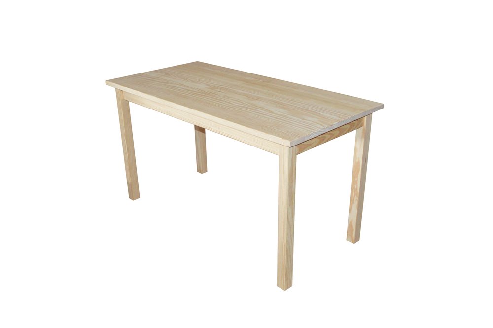 60" Raw Umber Solid Wood Dining Table