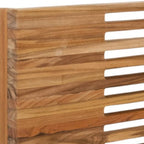 24" Brown Wall Mount Teak Rectangular Shower Bench