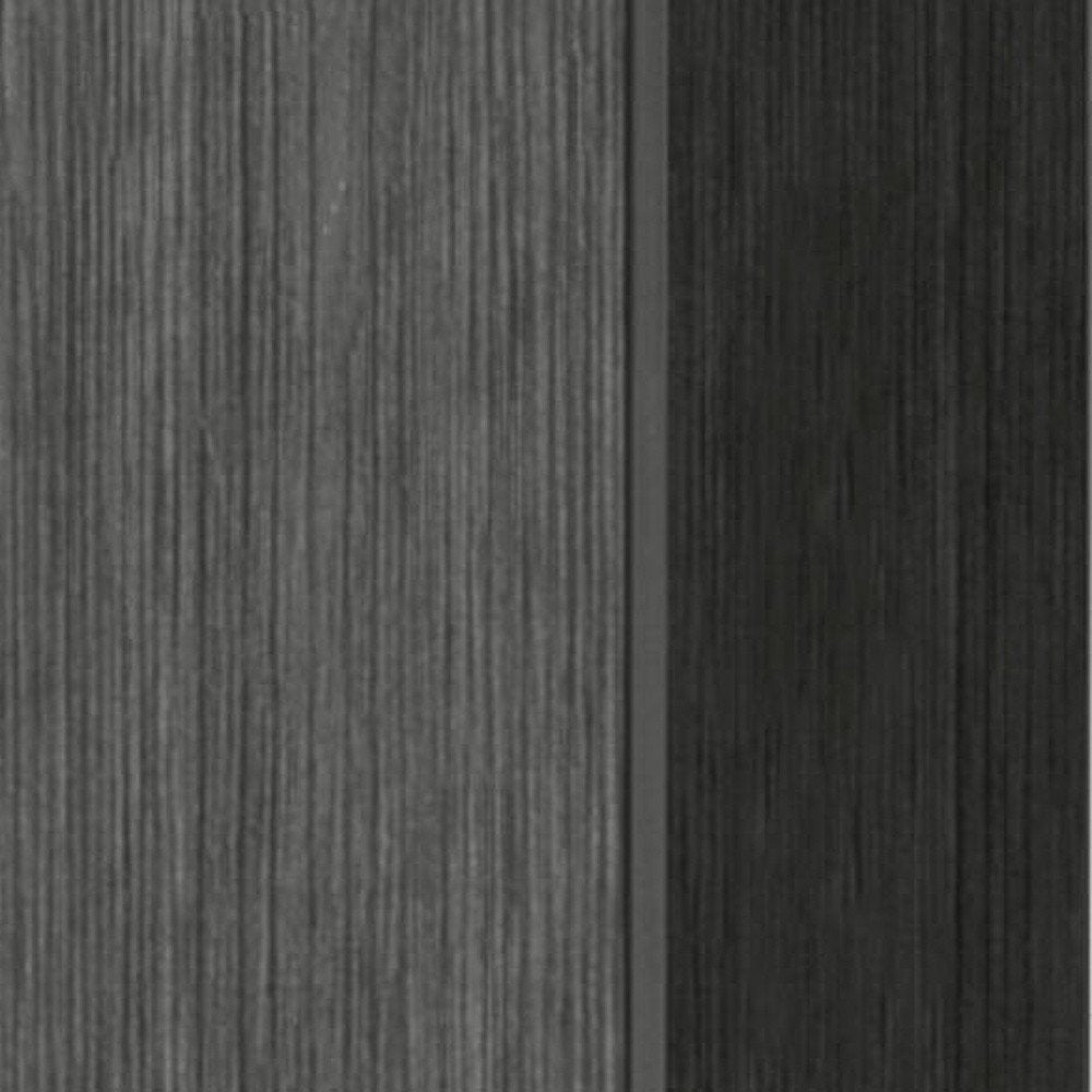 16" Gray Wood Accent Cabinet With Single Door