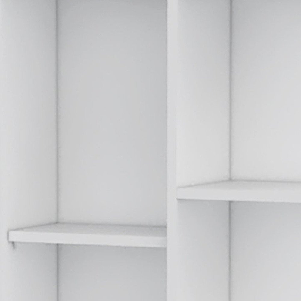 21" White Wood Accent Cabinet With Single Door