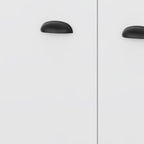 29" White Wood Bar Cabinet With Two Doors