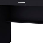 32" Black Wood Writing Desk