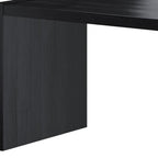 62" Espresso Solid Wood Computer Desk