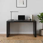 62" Espresso Solid Wood Computer Desk