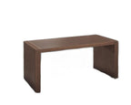 62" Espresso Solid Wood Computer Desk