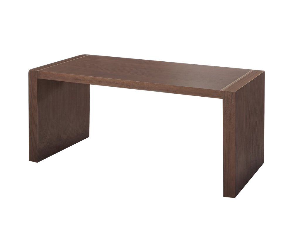 62" Espresso Solid Wood Computer Desk
