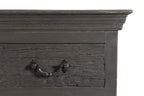 64" Brown Solid Wood Seven Drawer Double Dresser