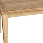 47" Natural Solid Wood Outdoor Coffee Table