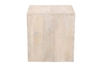 Three Piece Natural Solid Wood Distressed Sled Coffee And End Tables Set