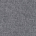 Set of Two Gray Slate Gray And Black Faux Leather And Steel Dining Arm Chairs