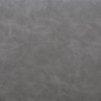 Set of Two Gray And Black Faux Leather And Steel Dining Side Chairs