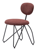Set of Two Light Gray And Black Upholstery And Steel Dining Side Chairs