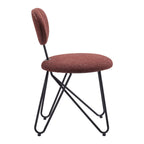 Set of Two Light Gray And Black Upholstery And Steel Dining Side Chairs