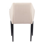 Set of Two Gray Slate Gray And Black Faux Leather And Steel Dining Arm Chairs