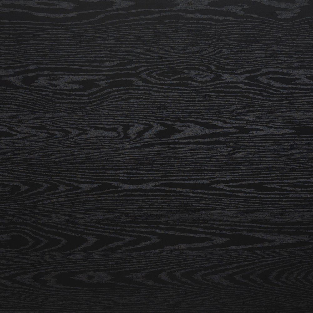 72" Black and Bronze Wood and Steel Dining Table