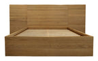 Natural Wood Queen Bed Frame