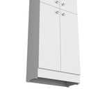 12" White Wood Pantry Or Storage Closet