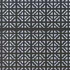 52" Black Steel Outdoor Privacy Screen