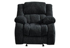 40" Gray Fabric Manual Gliding Recliner