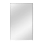 51" Silver Metal Leaning Framed Full Length Mirror