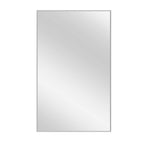 51" Silver Metal Leaning Framed Full Length Mirror