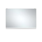 47" Black Metal Leaning Framed Full Length Hanging Mirror