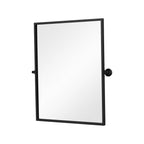 31" Gold Aluminum Arch Tilting Framed Accent Mirror