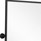 31" Gold Aluminum Arch Tilting Framed Accent Mirror