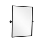 31" Gold Aluminum Arch Tilting Framed Accent Mirror