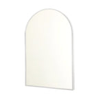 Set of Two Silver Metal Arch Framed Accent Mirrors
