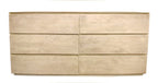 72" Natural Solid Wood Six Drawer Double Dresser