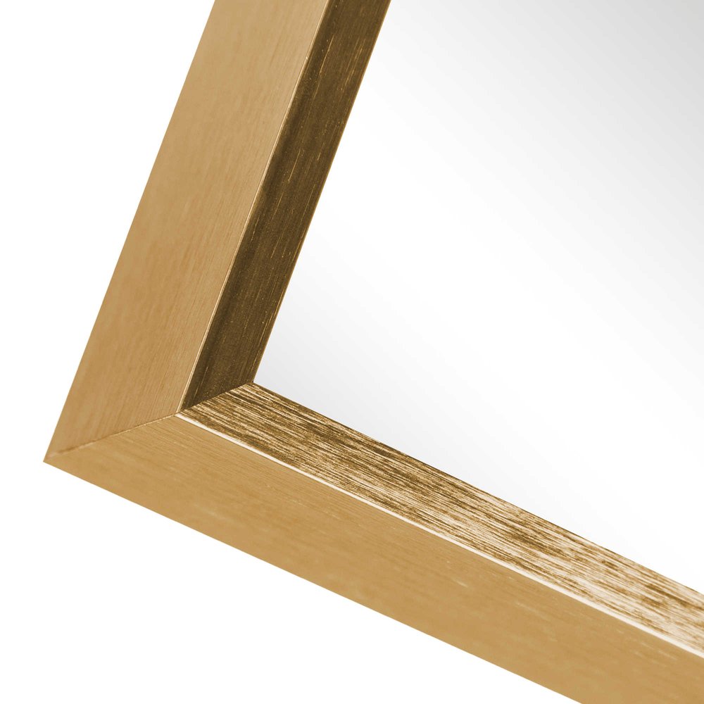 36" Gold Aluminum Framed Accent Mirror