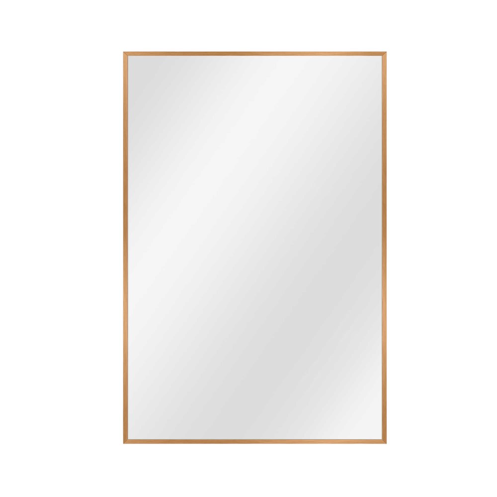 36" Gold Aluminum Framed Accent Mirror