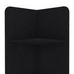 15" Black Wood Freestanding Bathroom Vanity