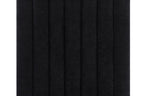 Set of Two Black Upholstered Velvet Dining Side Chairs