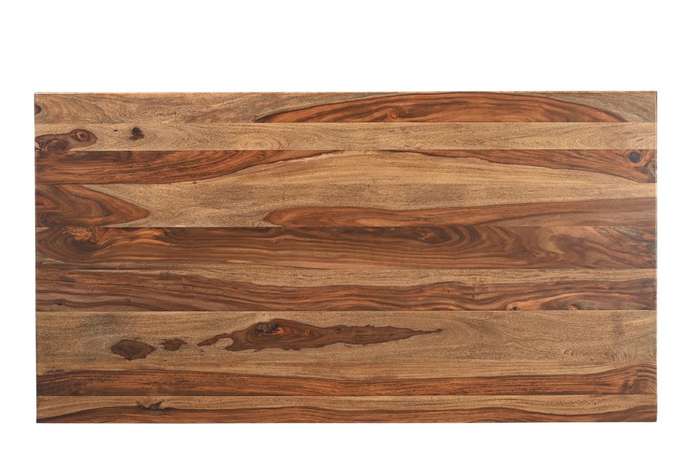 75" Brown Solid Wood Pedestal Base Dining Table