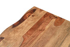 51" Brown Solid Wood Live Edge Coffee Table