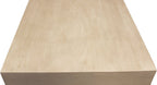 66" Natural Solid Wood Distressed Coffee Table