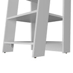 17" White Wood Bathroom Shelves