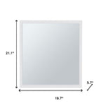 20" White Wood Floating Bathroom Vanity And Medicine Cabinet With Mirror